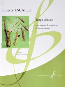 Thierry Escaich: Tango Virtuoso for Saxophone Quartet - nuty na kwartet saksofonowy