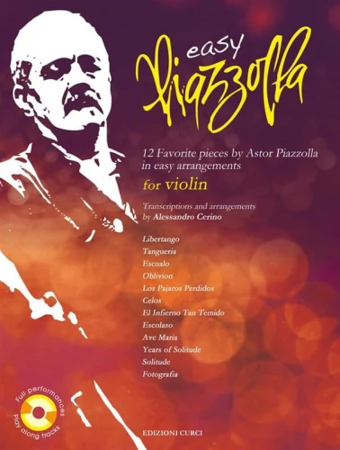 Easy Piazzolla for Violin (+ płyta CD) - 12 łatwych utworów na skrzypce