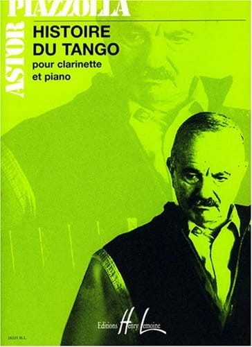 Astor Piazzolla: Histoire du Tango pour clarinette et piano - nuty na klarnet i fortepian