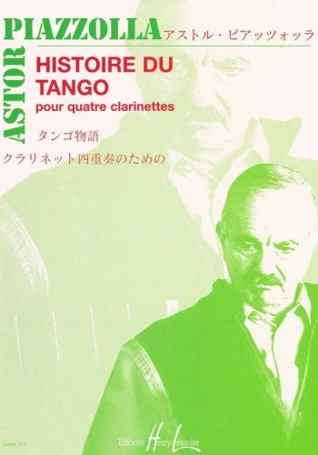 Astor Piazzolla: Histoire du Tango pour quatre clarinettes - nuty na kwartet klarnetowy