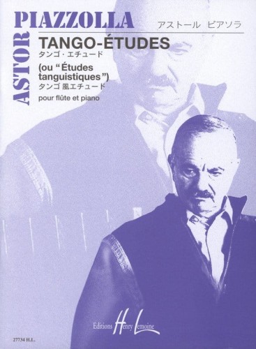 Astor Piazzolla: Tango Etudes pour flute et piano - nuty na flet poprzeczny i fortepian