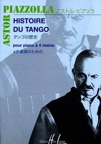 Astor Piazzolla: Histoire du Tango pour piano a 4 mains - nuty na fortepian na cztery ręce