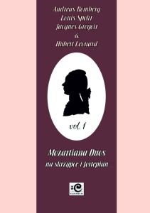 Mozartiana Duos vol. 1 na skrzypce i fortepian - Andreas Romberg, Louis Spohr, Jacques Gregoir, Hubert Leonard