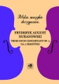 Trois Duos concertant op. 3 na 2 skrzypiec - nuty na duet skrzypcowy - Fryderyk August Duranowski, Zbigniew Pilch