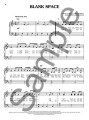 Taylor Swift: 1989 - nuty w łatwym układzie na fortepian