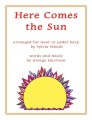 George Harrison: Here Comes the Sun for lever or pedal Harp - Sylvia Woods - nuty na harfę