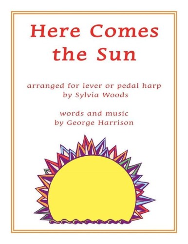 George Harrison: Here Comes the Sun for lever or pedal Harp - Sylvia Woods - nuty na harfę