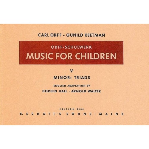 Orff-Schulwerk: Music for Children Vol. 5 (english adaptation) - Carl Orff, Gunild Keetman, Doreen Hall, Arnold Walter - Muzyka dla dzieci - metoda Carla Orffa