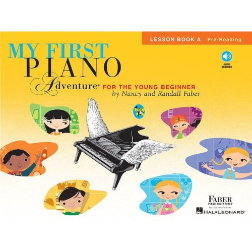 My First Piano Adventure Lesson Book A - Nancy and Randall Faber (+ płyta CD) - podręcznik do nauki gry na pianinie dla dzieci
