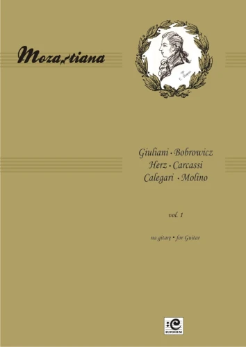 Wolfgang Amadeus Mozart vol. 1 na gitarę - nuty na gitarę klasyczną solo - Jarosław Pabisiak, Jan Oberbek