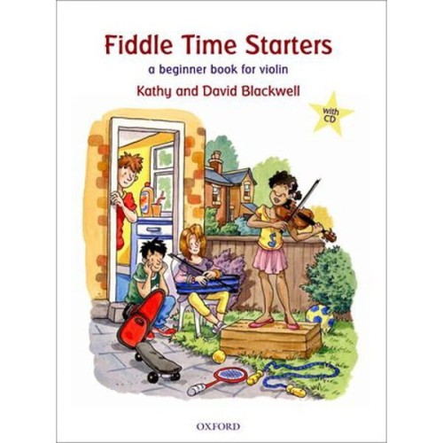 Kathy Blackwell, David Blackwell: Fiddle Time Starters (+ płyta CD) - szkoła gry na skrzypcach dla początkujących