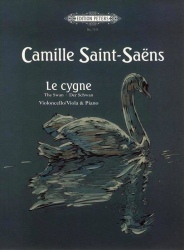 Camille Saint-Saens: Le Cygne - The Swan for Violoncello / Viola and Piano - Łabędź z Karnawału zwierząt - nuty na wiolonczelę lub altówkę z fortepianem