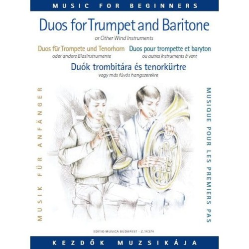 Duos for Trumpet and Baritone or Trombone - Perényi Éva, Perényi Péter - duety na trąbkę i baryton lub puzon dla początkujących