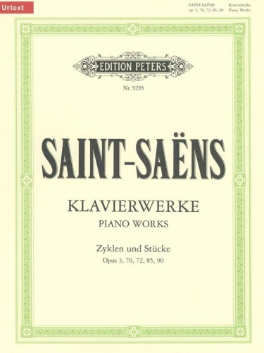 Camille Saint-Saens: Klavierwerke Zyklen und Stucke - Selected Piano Works - nuty na fortepian