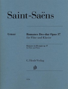 Camille Saint-Saens: Romance fur Flote und Klavier - Romans Des-dur op. 37 - nuty na flet poprzeczny i fortepian