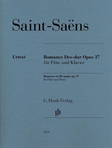 Camille Saint-Saens: Romance fur Flote und Klavier - Romans Des-dur op. 37 - nuty na flet poprzeczny i fortepian