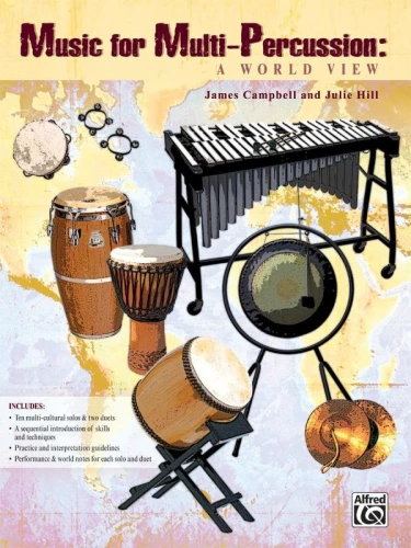 Music for Multi-Percussion: A World View - James Campbell, Julie Hill - nuty na instrumenty perkusyjne
