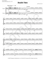 Jamieson Carr: Double Take for multipercussion duet - nuty na instrumenty perkusyjne