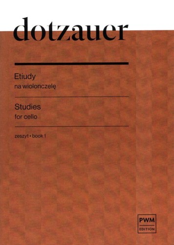 Justus Johann Dotzauer: Etiudy na wiolonczelę z. 1 - nuty na wiolonczelę