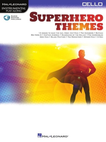 Superhero Themes: Cello (+ audio online) - nuty na wiolonczelę