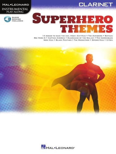 Superhero Themes: Clarinet - nuty na klarnet (+ audio online)
