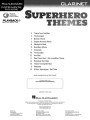 Superhero Themes: Clarinet - nuty na klarnet (+ audio online)