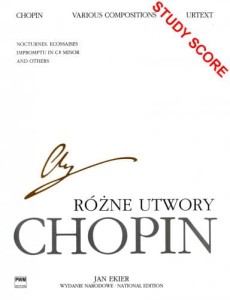 Fryderyk Chopin: Wydanie Narodowe tom 29B posthumous - Różne utwory na fortepian (miniatura studyjna)