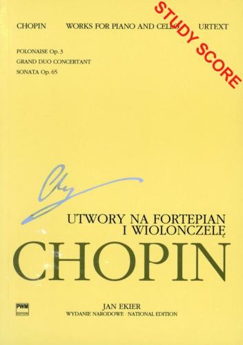 Fryderyk Chopin: Wydanie Narodowe tom 23A - Utwory na fortepian i wiolonczelę (miniatura studyjna)