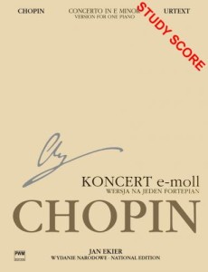 Fryderyk Chopin: Wydanie Narodowe tom 13A - I Koncert e-moll op. 11 na fortepian i orkiestrę, wersja na jeden fortepian (miniatura studyjna)