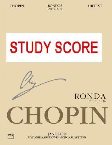 Fryderyk Chopin: Wydanie Narodowe tom 8A - Ronda na fortepian (miniatura studyjna)