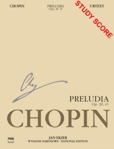 Fryderyk Chopin: Wydanie Narodowe tom 7A - Preludia na fortepian (miniatura studyjna)