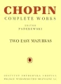 Fryderyk Chopin: Complete Works (separaty) - Dwa łatwe mazurki - nuty na fortepian