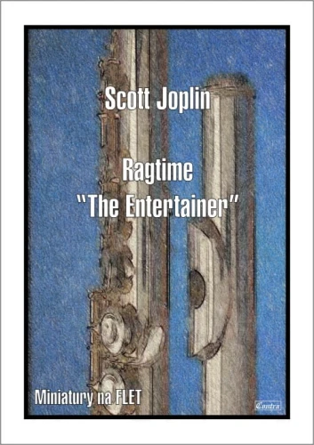 Scott Joplin: Ragtime - The Entertainer z filmu Żądło - nuty na flet poprzeczny z fortepianem