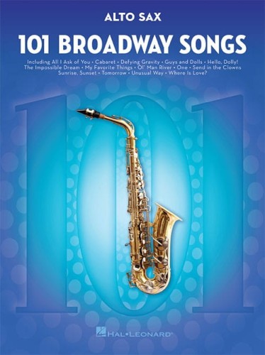 101 Broadway Songs: Alto Sax - nuty na saksofon altowy