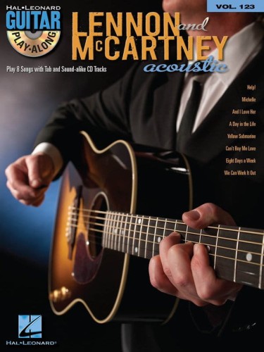 Guitar Play-Along Volume 123: John Lennon & McCartney Acoustic - nuty i tabulatury na gitarę elektryczną (+ płyta CD)