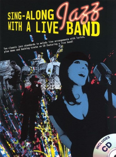 Sing-Along Jazz With A Live Band - głos solowy, teksty i akordy gitarowe - Paul Honey (+ płyta CD)