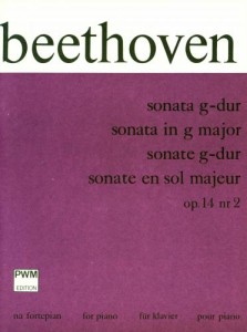 Ludwig van Beethoven: Sonata G-dur op. 14 nr 2 na fortepian - Bolesław Woytowicz