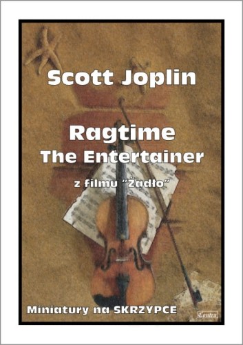 Scott Joplin: Ragtime - The Entertainer z filmu Żądło - nuty na skrzypce z fortepianem