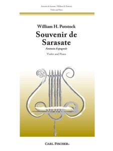 William H. Potstock: Souvenir de Sarasate - Fantasia Espagnole for Violin and Piano - nuty na skrzypce i fortepian