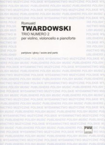 Romuald Twardowski: Trio numero 2 per violino, violoncello e pianoforte - Andrzej Gębski - nuty na skrzypce, wiolonczelę i fortepian