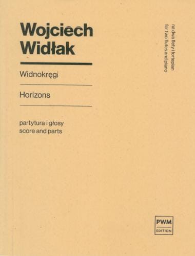 Wojciech Widłak: Widnokręgi na dwa flety i fortepian - nuty na duet fletowy z fortepianem