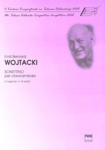 Emil Bernard Wojtacki: Sonettino per clavicembalo - nuty na klawesyn