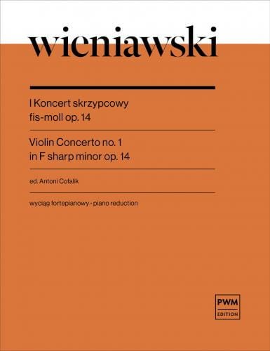 Henryk Wieniawski: I koncert skrzypcowy fis-moll op. 14 - nuty na skrzypce z fortepianem - Antoni Cofalik