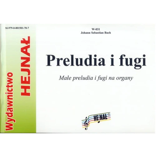 J.S. Bach: Preludia i fugi - Małe preludia i fugi - nuty na organy