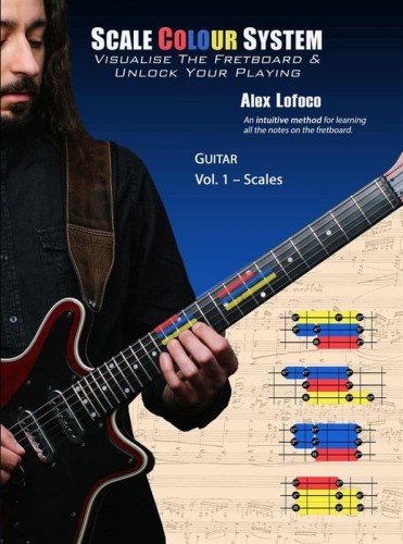 Alex Lofoco Scale Colour System: Guitar Volume 1 - Scales - szkoła gry na gitarze elektrycznej