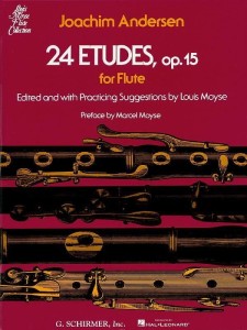 Joachim Andersen: 24 Etudes op. 15 for Flute - nuty na flet poprzeczny solo