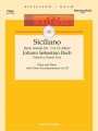 Jan Sebastian Bach - Siciliano from Sonata No. 2 in Eb major BWV 1031 - Donald Peck (+ płyta CD) - Siciliana z Sonaty fletowej nr 2 Es-dur - nuty na flet poprzeczny z fortepianem