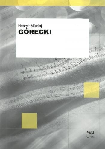 Trzy diagramy na flet op. 15 - nuty na flet - Henryk Mikołaj Górecki