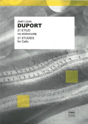 21 etiud na wiolonczelę - nuty na wiolonczelę - Jean-Louis Duport