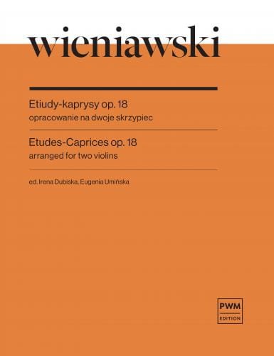 Etiudy - kaprysy op. 18 na dwoje skrzypiec - nuty na duety skrzypcowe - Henryk Wieniawski